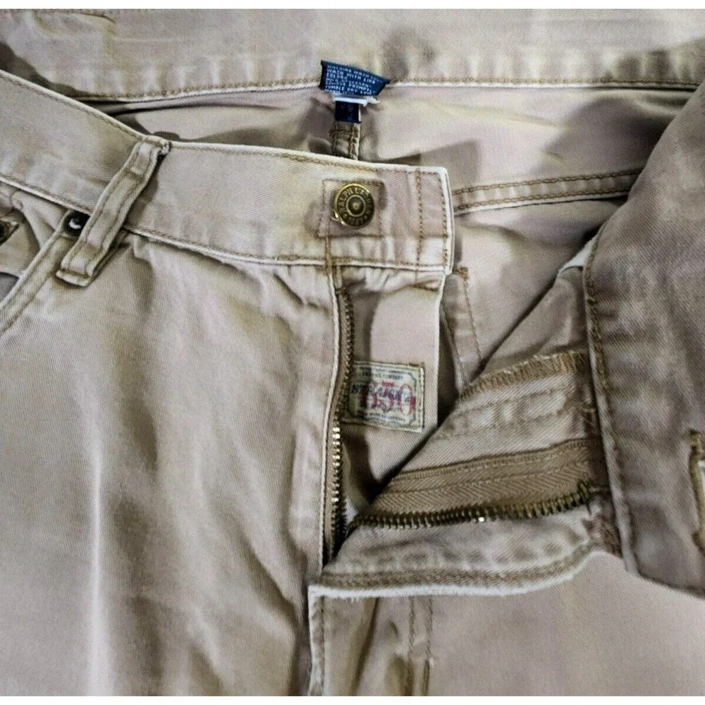 Polo Ralph‎ Lauren 650 Straight Pants Men's 34x32* Beige 5-Pocket Soft Jeans